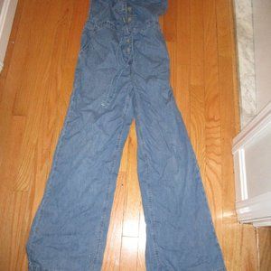 new with tags gap jean jumpsuit sz 4